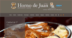 Desktop Screenshot of hornodejuan.net