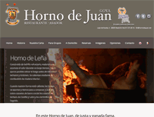 Tablet Screenshot of hornodejuan.net